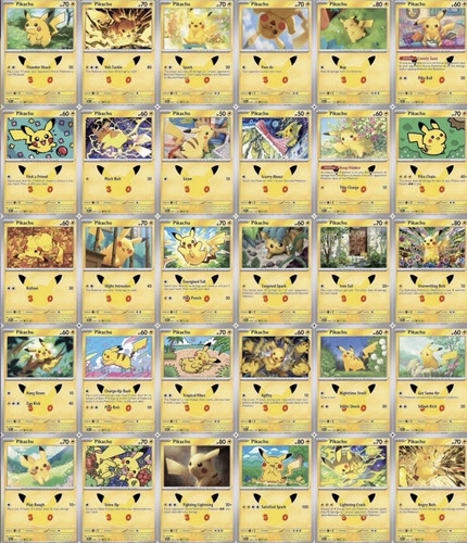 Pikachu 30th anniversary - pikachu,