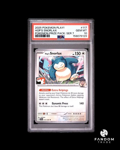 Psa gem hop s - gem, snorlax
