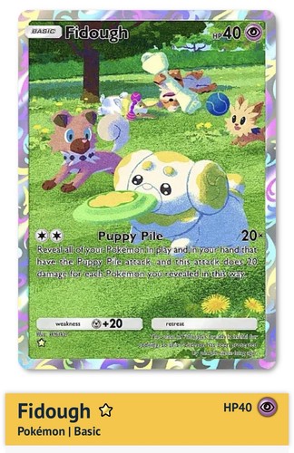 Pokemon tcg pocket fidough - pokemon,