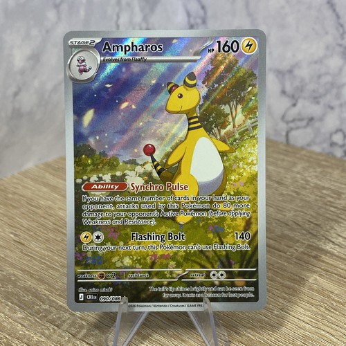 Ampharos full art - ampharos, rising