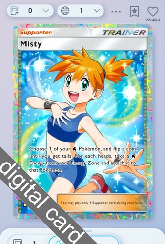 Pokemon tcg pocket misty - tcg,