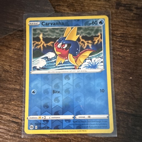 Carvanha reverse holo comune - carvanha,