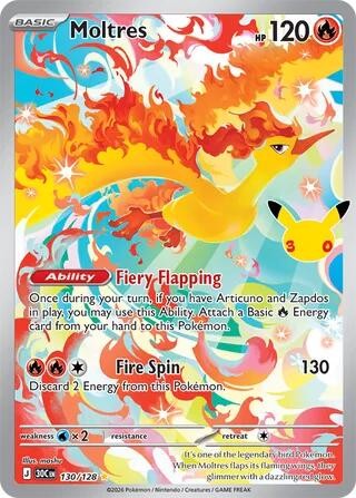 Moltres holo illustration - holo,