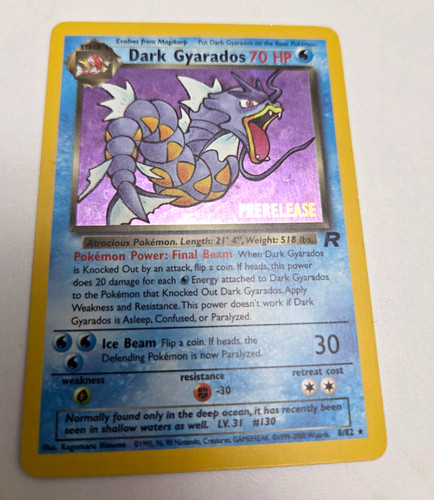 Pokemon tcg dark gyarados - tcg,
