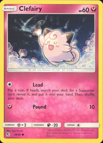 Clefairy common hidden - clefairy, 38/68