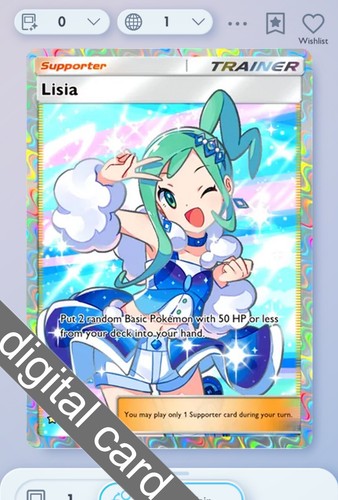Pokemon tcg pocket - tcg, lisia