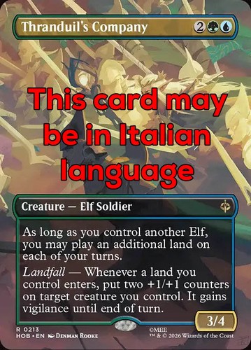 Mtg thranduil company 213 - company,