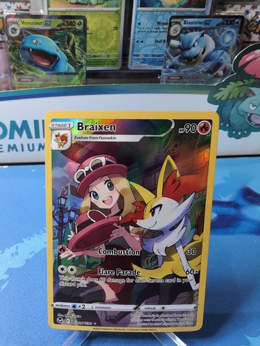 Braixen ultra rare - ultra, holofoil