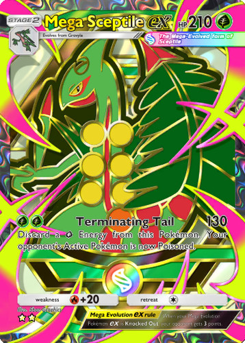 Digital mega sceptile - [digital], ex