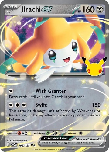 Jirachi holo double - holo, rare