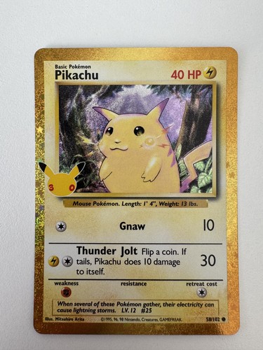 Pikachu 102 classic - pikachu, 58/102